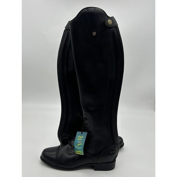 Ariat Heritage Contour Field Zip Equestrian Riding Boots Regular Tall Kids Sz 3 - Picture 5 of 16
